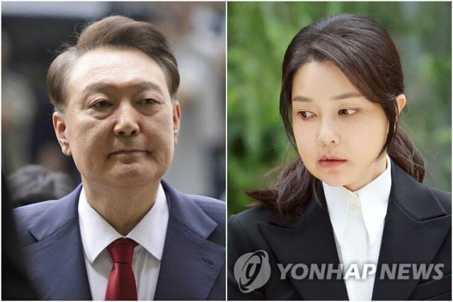 윤석열 전 대통령(왼쪽)과 김건희./연합뉴스 자료사진/