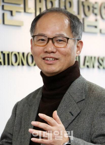 홍대식 로스쿨협의회 이사장.(사진=김태형 기자)