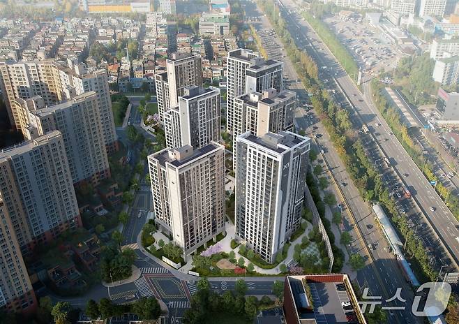 '수지자이 에디시온' 조감도 (GS건설 제공) 뉴스1ⓒ news1