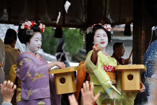 일본 게이샤.