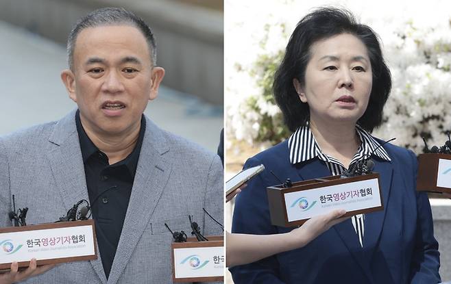 '정치 브로커' 명태균 씨와 김영선 전 국민의힘 의원 / 사진=연합뉴스