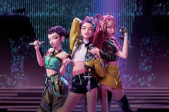 《케이팝 데몬 헌터스》의 헌트릭스