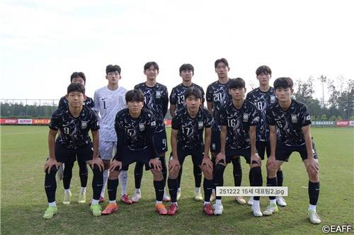 EAFF U-15 챔피언십에 출전한 선수들 [EAFF 제공. 재판매 및 DB 금지]
