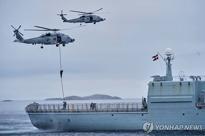 덴마크군과 나토 합동 군사훈련 [AP 연합뉴스 자료사진 재판매 및 DB 금지]