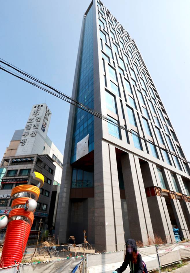 ▲ 인천 부평구 갈산동에 위치한 부평관광호텔 전경. /인천일보DB