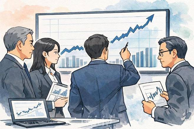 정부가 코스닥 시장 활성화 의지를 내비치고 있는 가운데 코스닥이 ‘천스닥(코스닥 1000포인트)’에 도달할 수 있을지 시장 관심이 향한다. ⓒ데일리안 AI 삽화 이미지