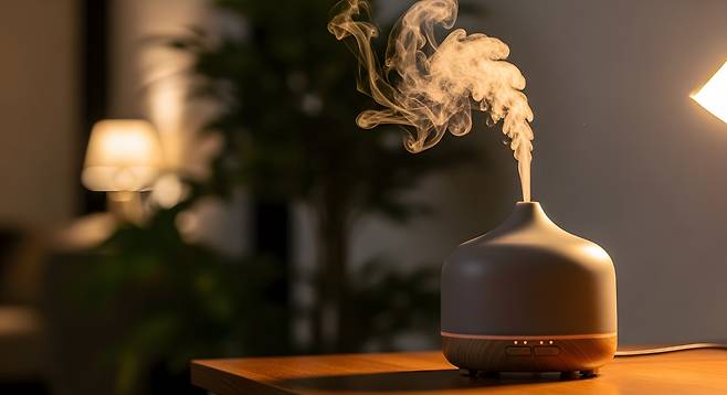 A diffuser is seen on a table. (123rf)