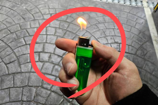 일회용 가스 라이터.[독자 제공]