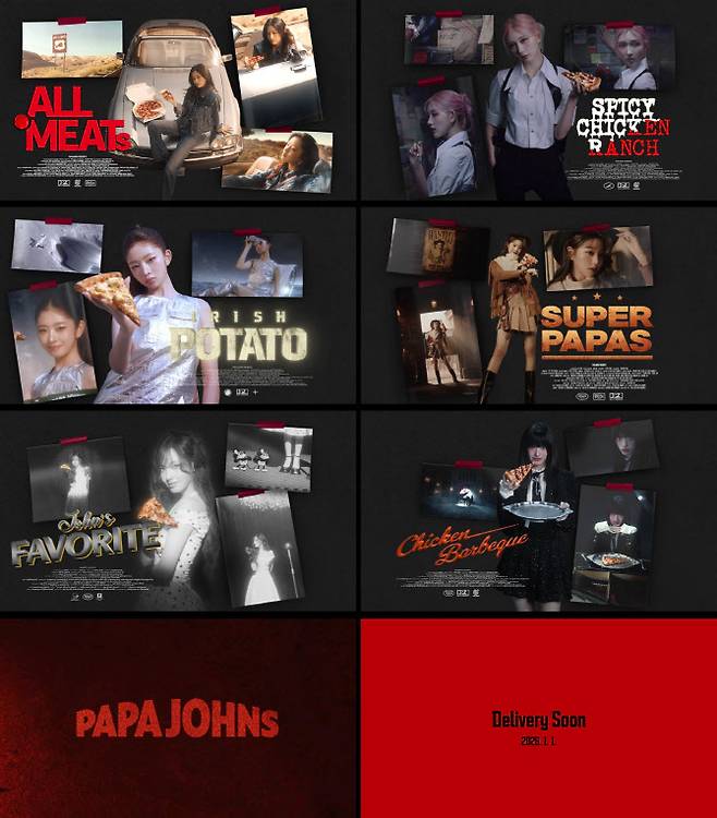 파파존스가 아이브와 4년 연속 전속 모델 재계약을 체결하고 6인6색의 매력을 담은 TVC 티저를 공개했다.