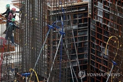 아파트 건설현장. 연합뉴스