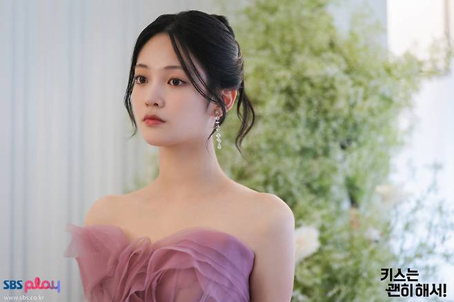 배우 우다비. 사진출처=SBS ‘키스는 괜히 해서!’