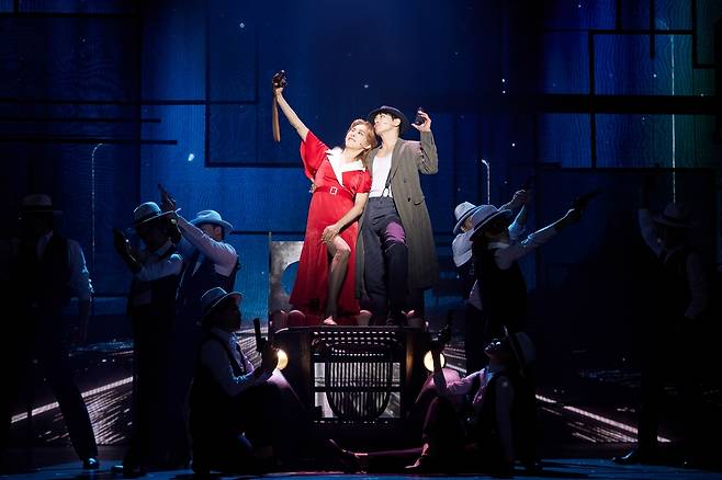 뮤지컬 <보니 앤 클라이드> 공연 모습. 쇼노트 제공