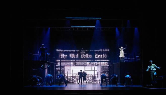 뮤지컬 <보니 앤 클라이드> 공연 모습. 쇼노트 제공