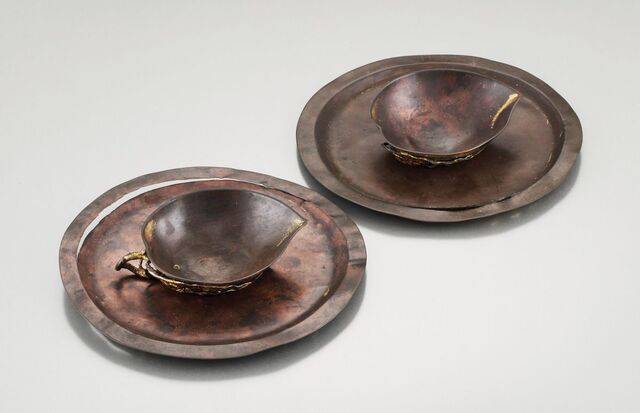 명나라 장수로부터 선물 받은 꽃 모양 술잔. 국립중앙박물관 제공