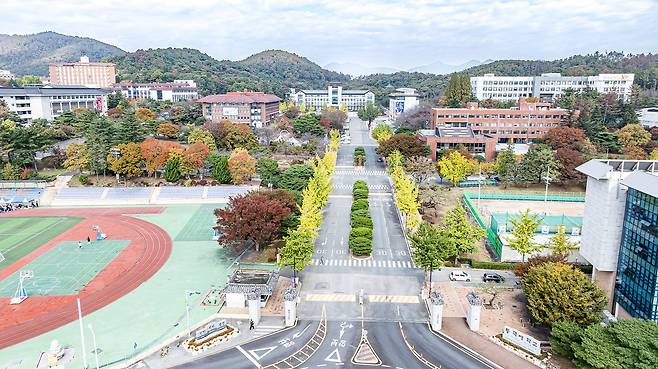 [동국대 WISE캠퍼스 전경]