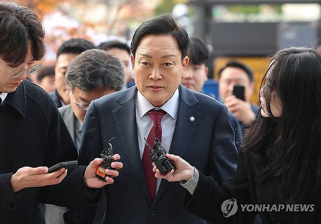 특검 출석하는 김선교 의원 [연합뉴스 자료사진]