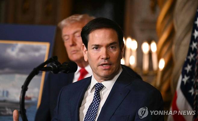 마코 루비오 미 국무장관 [AFP 연합뉴스 자료사진 재판매 및 DB 금지]