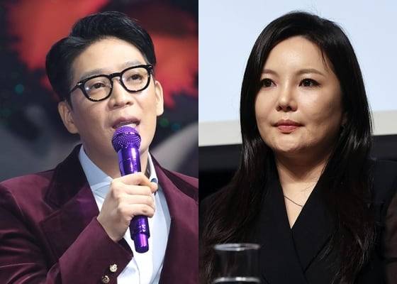 MC몽(왼쪽), 차가원 피아크 그룹 회장 겸 원헌드레드 대표. /뉴스1