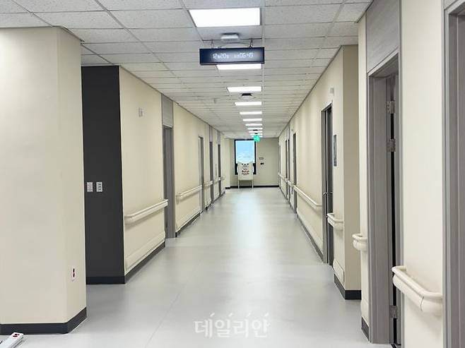 국립소방병원 병동. ⓒ데일리안 김효경 기자