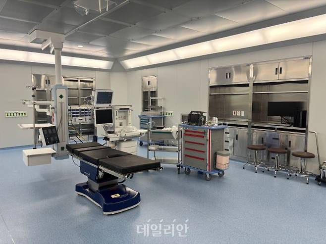 국립소방병원 수술장. ⓒ데일리안 김효경 기자