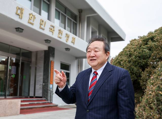 정대철 대한민국헌정회 회장 이슬기 기자 9904sul@