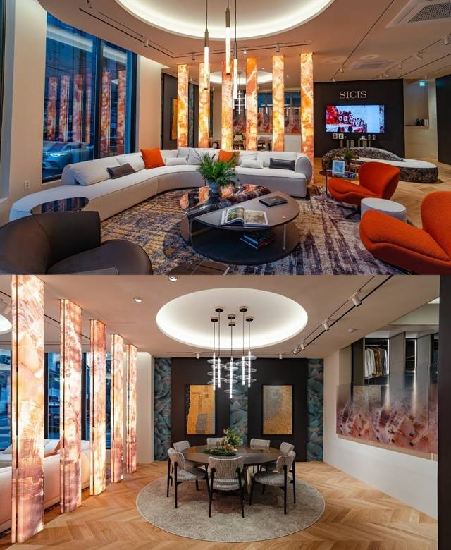 시치스 도산대로 쇼룸 내부