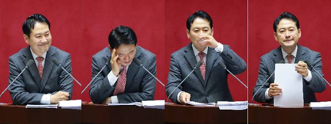 국민의힘 장동혁 대표, 필리버스터 최장 기록 경신     (서울=연합뉴스) 신현우 기자 = 제1야당 대표로는 헌정사상 처음 필리버스터(무제한 토론을 통한 합법적 의사진행 방해) 연단에 선 국민의힘 장동혁 대표가 23일 역대 최장 필리버스터 기록을 세웠다. 장 대표는 전날 국회 본회의에 상정된 '내란전담재판부 설치법'(내란·외환·반란 범죄 등의 형사 절차에 관한 특례법안)에 대한 필리버스터 첫 주자로 나서 범여권 정당들의 종결 동의로 필리버스터가 종료될 때까지 토론을 이어갔다.     사진은 23일 장 대표가 무제한 토론하는 모습. 2025.12.23     nowwego@yna.co.kr (끝)   <저작권자(c) 연합뉴스, 무단 전재-재배포, AI 학습 및 활용 금지> 연합뉴스