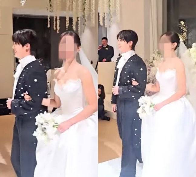 미르 결혼식 장면. 사진 | 김장훈 SNS