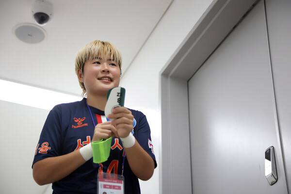 서울시청 김민지. 한국여자축구연맹 제공