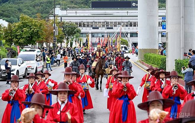 회룡문화제 왕실행차. 의정부시 제공