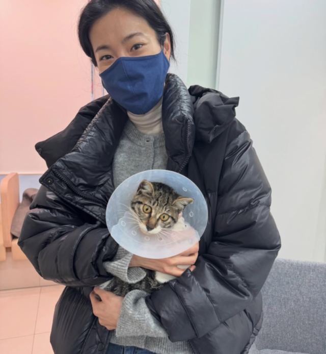 유튜브 채널 '윤샘의 마이펫상담소'를 운영하는 수의사 윤샘은 최근 자신의 소셜미디어를 통해 옥자연의 유기묘 구조 및 입양 소식을 전했다. /윤샘 소셜미디어