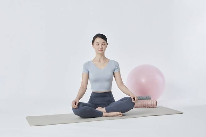 명상 자료 이미지. 아이클릭아트