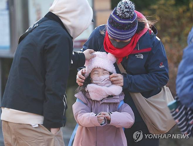 강추위 찾아온 대구 [연합뉴스 자료사진]