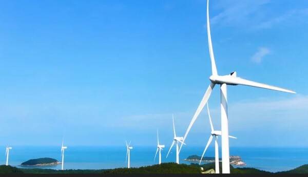 신안군 임자면 풍력발전기.