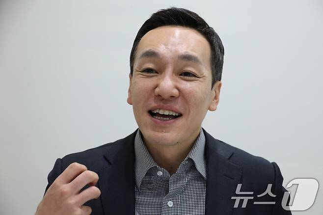 김민수 국민의힘 최고위원이 26일 서울특별시 여의도에서 뉴스1과 인터뷰를 진행하고 있다. ⓒ News1 신웅수 기자