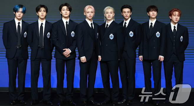스트레이 키즈(Stray Kids) 리노(왼쪽부터)와 한, 아이엔, 필릭스, 방찬, 현진, 승민, 창빈ⓒ News1 권현진 기자