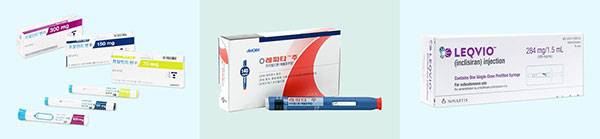 프랄런트, 레파타, 렉비오/사진=사노피, 암젠코리아 제공