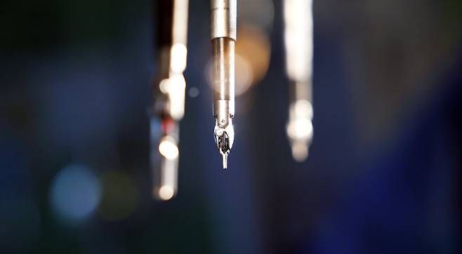 고려대안암병원이 아시아 최초로 도입한 다빈치 로봇수술 기기.&nbsp;고려대안암병원&nbsp;