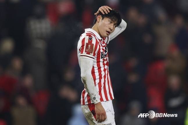 스토크 시티 공격수 배준호. /사진=스토크 시티 공식 SNS 갈무리