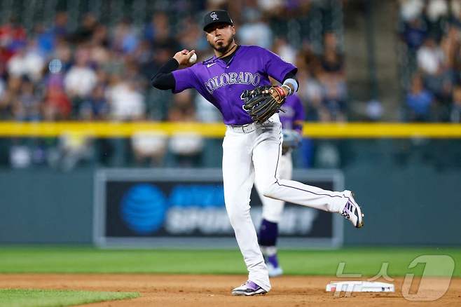 빅리그에서 유틸리티 플레이어로 살아남았던 해럴드 카스트로. ⓒ AFP=뉴스1