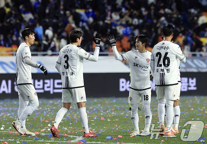 제주SK 선수들 2025.12.3/뉴스1 ⓒ News1 박정호 기자