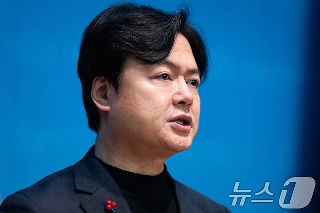 김현정 더불어민주당 원내대변인이 28일 서울 여의도 국회 소통관에서 통일교 특검 관련 등 현안 브리핑을 하고 있다. 2025.12.28/뉴스1 ⓒ News1 유승관 기자