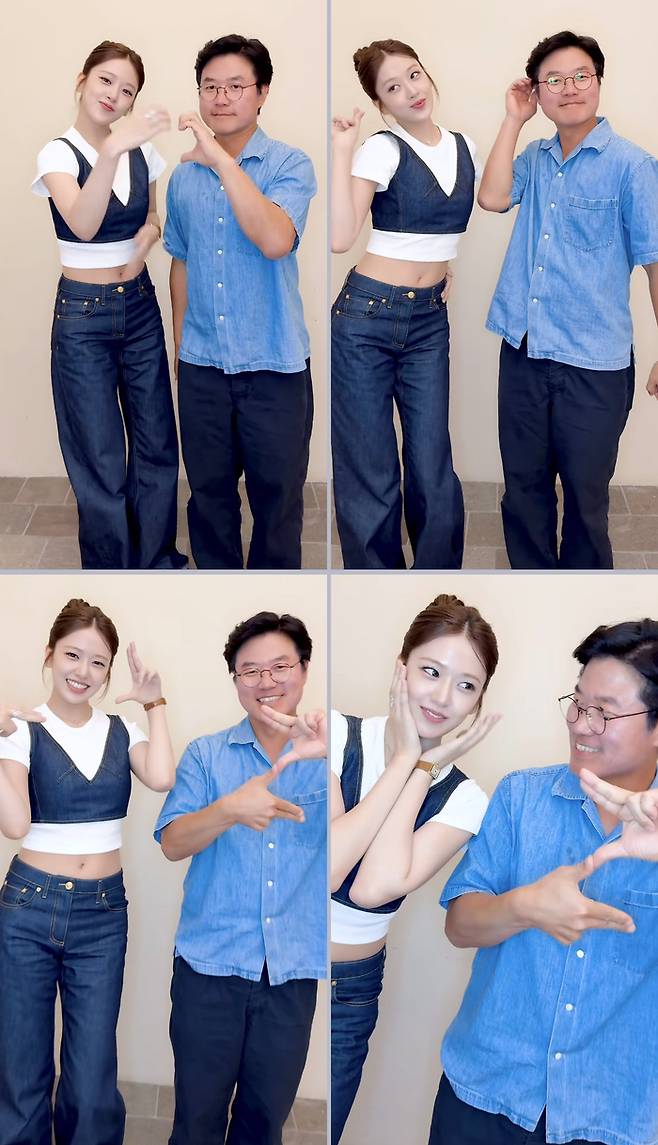 안유진-나영석 PD. 사진|아이브스타십SNS