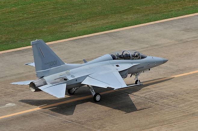 A FA-50 light attack aircraft [KOREA AEROSPACE INDUSTRIES]