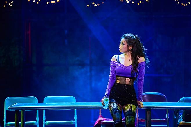 ‘I Should Tell you’를 부르고 있는 미미(김수하). 사진제공 | 신시컴퍼니