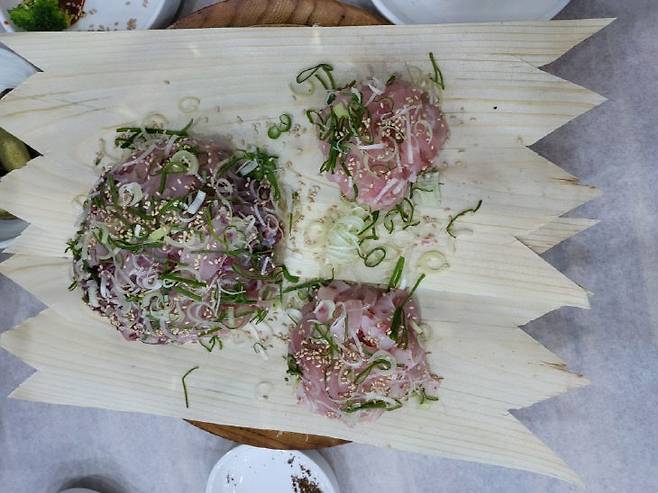 향어회. (사진= 김영복 연구가)