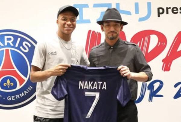 출처=나카타 히데토시 SNS 캡쳐