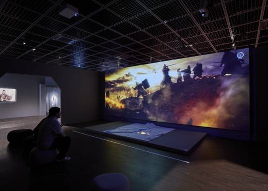 국립공주박물관 특별전 '한성 475, 두 왕의 승부수' 전시 영상 모습. 국립공주박물관 제공