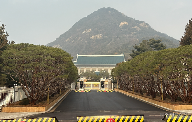 29일 오전 청와대의 모습. 정주원 기자