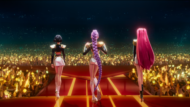 한국인의 ‘음식가무’ 진수를 보여줬다는 평가를 받는 애니메이션 ‘케이팝 데몬 헌터스’의 한 장면. 사진 제공=넷플릭스